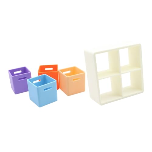 HONITANO 1Satz Puppenhausregal DIY aus Sicheren Materialien für Kreative Organisation und Präsentation Kleiner Puppenhaus Gegenstände von HONITANO