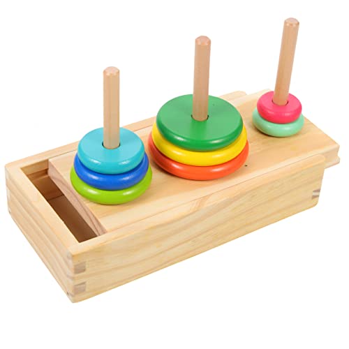 HONITANO 1Satz Stapelbare Ringe für Kleinkinder Kreatives Lernspielzeug Kognitiven Fähigkeiten Farben und Formen mit Bunten Ringen für Frühkindliche Entwicklung HONITANO 1Satz Stapelbare Ringe für Kleinkinder Kreatives Lernspielzeug Kognitiven Fähigkeiten Farben und Formen mit Bunten Ringen für Frühkindliche Entwicklung von HONITANO