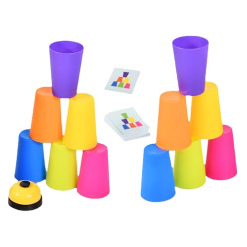 HONITANO 1Satz Stapelbecher Für Pädagogisches Stapelspiel Für Kleinkinder Geschicklichkeit Und Kommunikation Spieler Interaktion Langlebig Und Sicher Für Jahre HONITANO 1Satz Stapelbecher Für Pädagogisches Stapelspiel Für Kleinkinder Geschicklichkeit Und Kommunikation Spieler Interaktion Langlebig Und Sicher Für Jahre von HONITANO