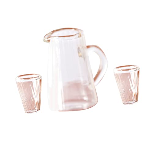 HONITANO 1Satz Teekessel Und Teetasse Zartes Modell Für Kreative Dekoration Verarbeitung Langlebig Und Tragbar Für Szenen von HONITANO
