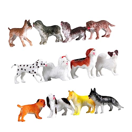 HONITANO 1Satz Teiliges Mini Hundeverzierungen aus Hochwertigem Material Realistische Hundedekoration für Desktop für Kreative Spielideen und Partys Sicher und Langlebig von HONITANO
