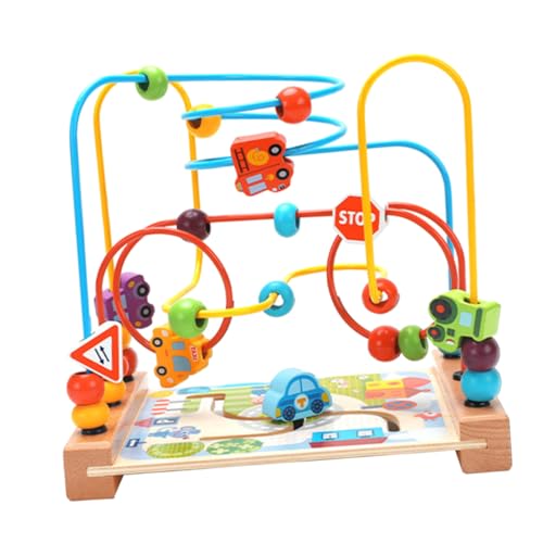 HONITANO 1Stück Multifunktionales Holzspielzeug mit Ozeanperlen Kognitives Labyrinthspielzeug für Hand Augen Koordination und Grafischer für Kleinkinder HONITANO 1Stück Multifunktionales Holzspielzeug mit Ozeanperlen Kognitives Labyrinthspielzeug für Hand Augen Koordination und Grafischer für Kleinkinder von HONITANO