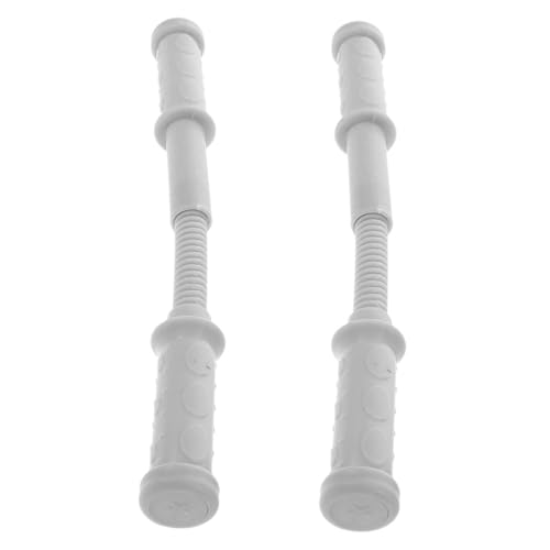 HONITANO 2 Paar Schaukelpferdgriff Krippenarm für Babymobile Schaukelgriff Schaukelpferd aus Holz Pferdeschaukel Zubehör für Zaunelemente Wippe für Pferde schaukeln Plastik Grey von HONITANO