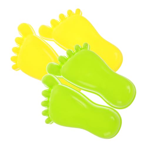 HONITANO 2 Paare Fußabdruck Sandförmchen für Kleinkinder Kreative Sandspielzeug Fußabdruck Formen aus Robustem Kunststoff für Strand Garten spielzeit Fördert Motorische Fähigkeiten und HONITANO 2 Paare Fußabdruck Sandförmchen für Kleinkinder Kreative Sandspielzeug Fußabdruck Formen aus Robustem Kunststoff für Strand Garten spielzeit Fördert Motorische Fähigkeiten und von HONITANO