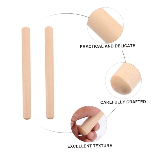 HONITANO 2 Paare Lummi Rhythmussticks aus Holz Teiliges Percussion Instrument Sicher Verarbeitet Glatte Oberfläche Fördert Rhythmusgefühl und Musikalische Früherziehung als für Jungen und HONITANO 2 Paare Lummi Rhythmussticks aus Holz Teiliges Percussion Instrument Sicher Verarbeitet Glatte Oberfläche Fördert Rhythmusgefühl und Musikalische Früherziehung als für Jungen und von HONITANO