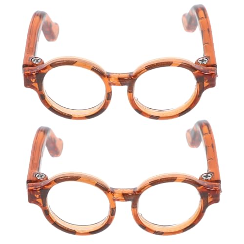 HONITANO 2 Paare Puppen Mini Sonnenbrillen Leopardenmuster DIY Puppenbrille Accessoire für Bjd Puppen Kostüm Zubehör Kreative Dekoration HONITANO 2 Paare Puppen Mini Sonnenbrillen Leopardenmuster DIY Puppenbrille Accessoire für Bjd Puppen Kostüm Zubehör Kreative Dekoration von HONITANO