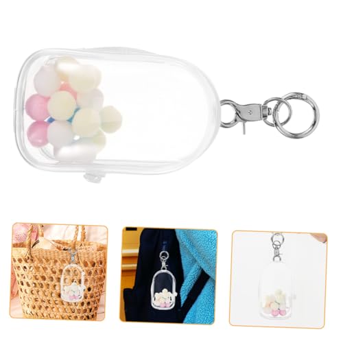 HONITANO 2 STÜCK Transparente Pouch Schlüsselanhänger Tasche PVC Sammelobjekt Aufbewahrungstasche für Puppen Weicher Schutz Tragbare Hängende Display Vitrine für Figuren HONITANO 2 STÜCK Transparente Pouch Schlüsselanhänger Tasche PVC Sammelobjekt Aufbewahrungstasche für Puppen Weicher Schutz Tragbare Hängende Display Vitrine für Figuren von HONITANO