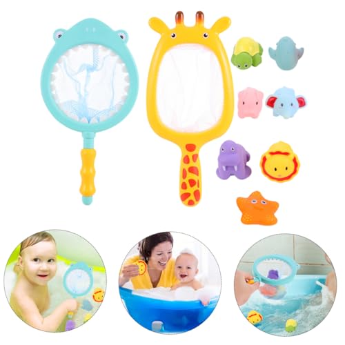 HONITANO 2 Sätze Badespielzeug Wasserspritzende Temperaturwechsel Tiere mit Fischnet Badewannenspielzeug für Jungen Mädchen Spaßige Wasserspielzeuge HONITANO 2 Sätze Badespielzeug Wasserspritzende Temperaturwechsel Tiere mit Fischnet Badewannenspielzeug für Jungen Mädchen Spaßige Wasserspielzeuge von HONITANO