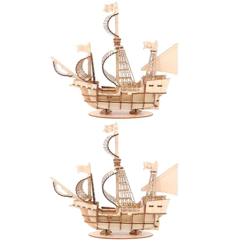 HONITANO 2 Sätze Holzpuzzle Segelboot Modellbausatz Lernspielzeug für Ab Jahren und Erwachsene Kreatives DIY Bastelset Vorstellungskraft und Geschicklichkeit HONITANO 2 Sätze Holzpuzzle Segelboot Modellbausatz Lernspielzeug für Ab Jahren und Erwachsene Kreatives DIY Bastelset Vorstellungskraft und Geschicklichkeit von HONITANO