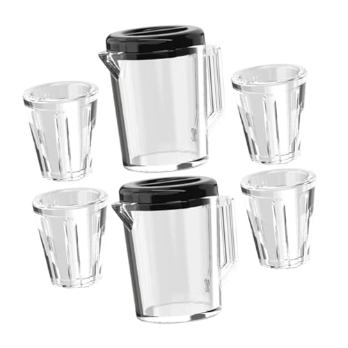 HONITANO 2 Sätze Puppenhaus-Wasserkocher Porzellan für wasserflasche vielfalt Puppenhaus Zubehör DIY-Kohlemodell Mini-Puppen-Weingläser Puppenhaus-Weingläser Plastik Transparent HONITANO 2 Sätze Puppenhaus-Wasserkocher Porzellan für wasserflasche vielfalt Puppenhaus Zubehör DIY-Kohlemodell Mini-Puppen-Weingläser Puppenhaus-Weingläser Plastik Transparent von HONITANO