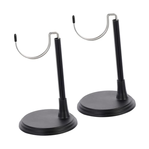 HONITANO 2 Sätze Puppenständer mit Breiter Basis Stabiler Doll Display Rack Halter für Puppensammlung für Puppenhaus Zubehör Verstellbarer Puppenhalter für Dekoration und Spielspaß von HONITANO