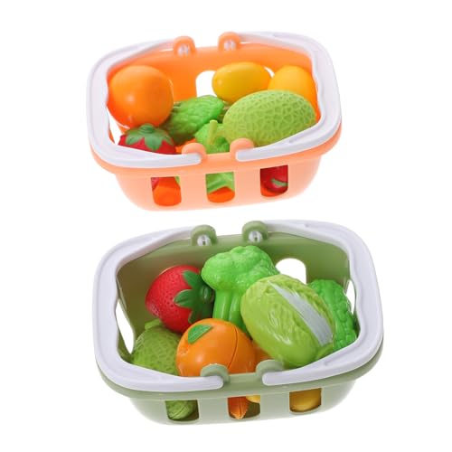 HONITANO Puppenhaus Künstliche Gemüse Obst Körbe 2 Sets Jungen Und Mädchen Gemüse Obst Körbe HONITANO Puppenhaus Künstliche Gemüse Obst Körbe 2 Sets Jungen Und Mädchen Gemüse Obst Körbe von HONITANO