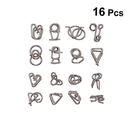 HONITANO 2 Sets Gehirn Puzzle Schnalle Puzzles Für Silber von HONITANO