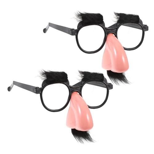 HONITANO 2 Stück Bartbrillenspielzeug Halloween-Party-Accessoire Halloween-Party-Brille Lustige Halloween-Brille Halloween-brillenaugen Lustige Brille Für Erwachsene Black Plastik HONITANO 2 Stück Bartbrillenspielzeug Halloween-Party-Accessoire Halloween-Party-Brille Lustige Halloween-Brille Halloween-brillenaugen Lustige Brille Für Erwachsene Black Plastik von HONITANO