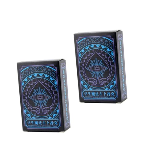 HONITANO 2 Stück Brettspiel-Poker Karte Decks Weissagungspoker von HONITANO