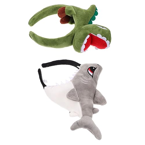 HONITANO 2 Stück Cartoon Tier Haarreifen Lustige Dekoration für Partys Cosplay Halloween Plüschhaarreifen mit und Dinosaurierdesign für Besondere Anlässe HONITANO 2 Stück Cartoon Tier Haarreifen Lustige Dekoration für Partys Cosplay Halloween Plüschhaarreifen mit und Dinosaurierdesign für Besondere Anlässe von HONITANO