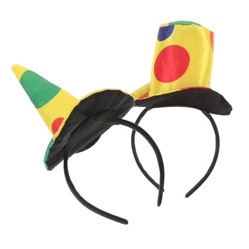 HONITANO 2 Stück Clown Stirnband Lustiges Karneval Haarband für Halloween Geburtstagsfeier und Kostümfest Komfortables Material Auffälliges Design HONITANO 2 Stück Clown Stirnband Lustiges Karneval Haarband für Halloween Geburtstagsfeier und Kostümfest Komfortables Material Auffälliges Design von HONITANO