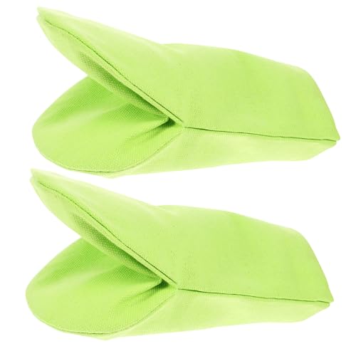 HONITANO 2 Stück DIY Handpuppe aus Canvas Teiliges Grün Enten Schnabel Design Unvollendete Blanko Handpuppen zum Bemalen für Kreatives Rollenspiel Geburtstagsfeier von HONITANO