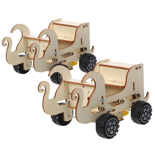 HONITANO 2 Stück DIY Holzmodellauto mit Flexiblem Sound Sensor Wissenschaftliches Lernspielzeug für Jungen und Mädchen Spielerisches Technik Experiment für Drinnen und Draußen HONITANO 2 Stück DIY Holzmodellauto mit Flexiblem Sound Sensor Wissenschaftliches Lernspielzeug für Jungen und Mädchen Spielerisches Technik Experiment für Drinnen und Draußen von HONITANO