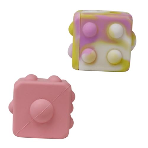 HONITANO 2 Stück Dekompressionsball Zauberwürfel für kinderspielzeug kindergeschenke dekompressions Children Toys Quetschspielzeug Bildungsspielzeug Kieselgel von HONITANO