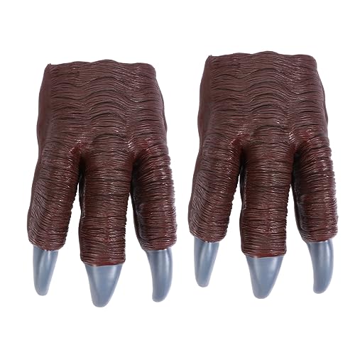 HONITANO 2 Stück Dinosaurier Krallen Handschuh für Teiliges für Cosplay und Rollenspiele Realistische Gestaltung für Drinnen und Draußen für Geburtstags von HONITANO