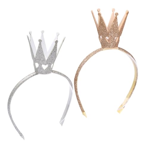 HONITANO 2 Stück Glitzernde Kronen stirnbänder für Kleine Mädchen Haarreifen Funkelnde Party haarreifen Langlebiges Material Bequem Passend für Junge Mädchen Kleinkinder HONITANO 2 Stück Glitzernde Kronen stirnbänder für Kleine Mädchen Haarreifen Funkelnde Party haarreifen Langlebiges Material Bequem Passend für Junge Mädchen Kleinkinder von HONITANO