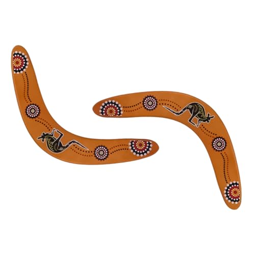 HONITANO 2 Stück Handgefertigte Holz bumerang Outdoor Sportspielzeug für Erwachsene Langlebiges Tragbares Fluggerät für Garten und Spiel im Freien HONITANO 2 Stück Handgefertigte Holz bumerang Outdoor Sportspielzeug für Erwachsene Langlebiges Tragbares Fluggerät für Garten und Spiel im Freien von HONITANO