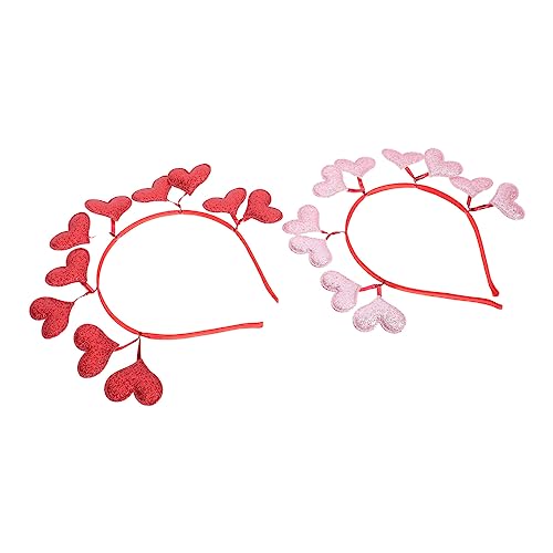 HONITANO 2 Stück Herz Haarreifen für Partys Liebe Herz Kopfbedeckungen für Valentinstag Hochzeiten und Feiern Haarschmuck für Zufälligen Farben Zufällige Farbe Zufällige Farbe HONITANO 2 Stück Herz Haarreifen für Partys Liebe Herz Kopfbedeckungen für Valentinstag Hochzeiten und Feiern Haarschmuck für Zufälligen Farben Zufällige Farbe Zufällige Farbe von HONITANO