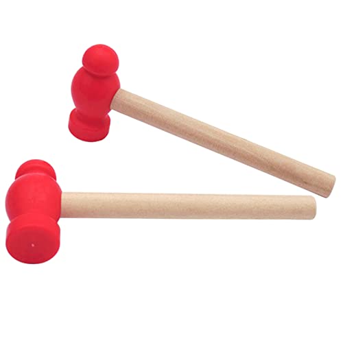 HONITANO 2 Stück Holzhammer Werkzeug für kinderwerkzeug Puppenhausdekoration Hand Training beemysafe holzspielzeug Haushammer Minihammer Hammerspielzeug aus Holz Foto-Prop-Hammer rot HONITANO 2 Stück Holzhammer Werkzeug für kinderwerkzeug Puppenhausdekoration Hand Training beemysafe holzspielzeug Haushammer Minihammer Hammerspielzeug aus Holz Foto-Prop-Hammer rot von HONITANO