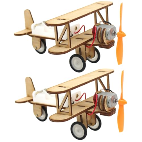 HONITANO 2 Stück Holzmodell Flugzeug DIY Puzzle für Sicher mit Abgerundeten Kanten zum Zusammenbauen und Dekorieren Fördert Geduld und Kreativität Geeignet für Indoor und Zufällige Farbe HONITANO 2 Stück Holzmodell Flugzeug DIY Puzzle für Sicher mit Abgerundeten Kanten zum Zusammenbauen und Dekorieren Fördert Geduld und Kreativität Geeignet für Indoor und Zufällige Farbe von HONITANO