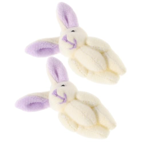 HONITANO 2 Stück Kleine Bewegliche Plüsch Kaninchen mit Gelenken Flauschiges Kuscheltier Süße Deko für Hochzeitstorten als Hochzeitsgastgeschenk und Geburtstagsdekoration HONITANO 2 Stück Kleine Bewegliche Plüsch Kaninchen mit Gelenken Flauschiges Kuscheltier Süße Deko für Hochzeitstorten als Hochzeitsgastgeschenk und Geburtstagsdekoration von HONITANO