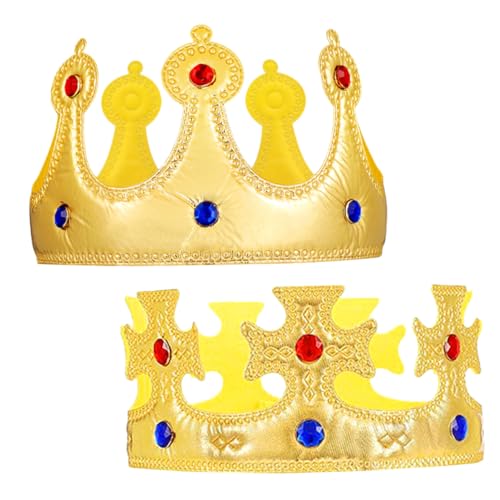 HONITANO 2 Stück Krone Geburtstagshut Kostüm Krone Party Krone König Kronen Krone Partygeschenk Geburtstagsjungenhut Geburtstagskönig Krone Für Männer Kronen Für König Krone Für Jungen HONITANO 2 Stück Krone Geburtstagshut Kostüm Krone Party Krone König Kronen Krone Partygeschenk Geburtstagsjungenhut Geburtstagskönig Krone Für Männer Kronen Für König Krone Für Jungen von HONITANO