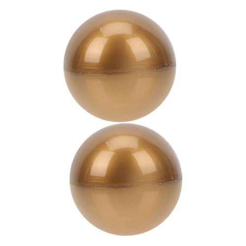 HONITANO 2 Stück Lotteriekugeln Gold Kunststoffbälle für Tombola Party Spiele Kindergeburtstag Veranstaltungsdekoration Leicht und Tragbar von HONITANO