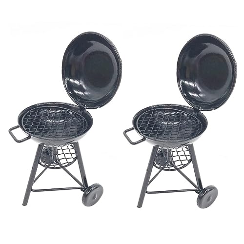 HONITANO 2 Stück Mini-Grill für kinderspielzeug outdoordeko hühner House Decoration Puppenhausgrill Mini-Backofen- Puppenhausofen Mini-Ofen Eisen Black HONITANO 2 Stück Mini-Grill für kinderspielzeug outdoordeko hühner House Decoration Puppenhausgrill Mini-Backofen- Puppenhausofen Mini-Ofen Eisen Black von HONITANO