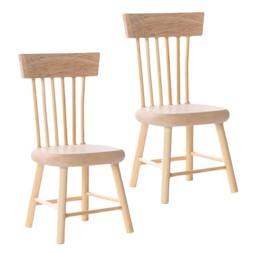 HONITANO 2 Stück Mini-Stuhl Aus Eiche Miniatur-stuhlmodell Miniaturstuhl Kinderspielzeug Kleiner Miniatur-holzstuhl Miniatur-stuhlfigur Miniaturmodell Eines Holzstuhls Mini-holzstuhl HONITANO 2 Stück Mini-Stuhl Aus Eiche Miniatur-stuhlmodell Miniaturstuhl Kinderspielzeug Kleiner Miniatur-holzstuhl Miniatur-stuhlfigur Miniaturmodell Eines Holzstuhls Mini-holzstuhl von HONITANO