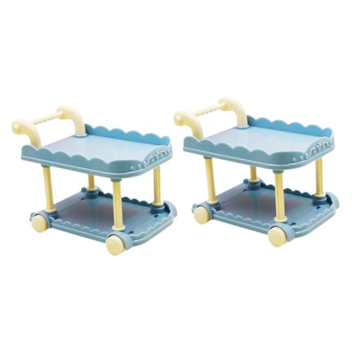 HONITANO 2stücke Mini Esswagen Modell Dekorationen Für Miniaturhäuser Realistische Spielzeug Accessoires Für Mini Haus Und Bastelprojekte Aus Langlebigem Gefertigt von HONITANO