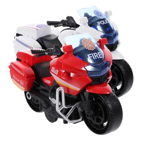 HONITANO 2 Stück Motorrad Kinderspielzeug Kleinkinder Motorrad Auto Motorräder Haushalt Zurückziehen Auto Motorradspielzeug Aus Kunststoff Kinderbedarf Plastik von HONITANO