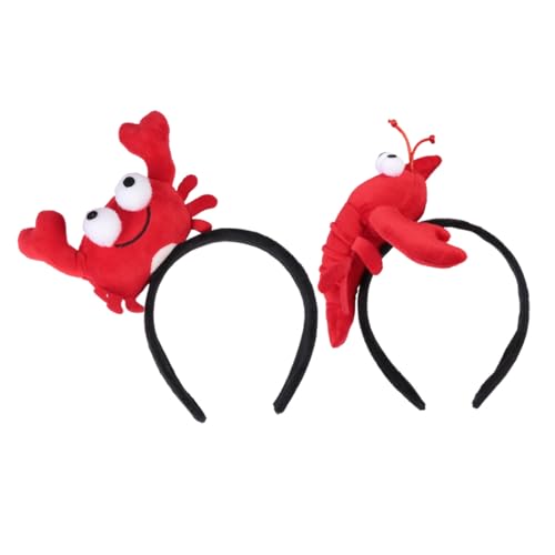 HONITANO 2 Stück Niedliche Rote Krabben und Hummer Haarreifen für Einzigartige Dekorative Kopfbedeckungen Lustige Haarschmuck Accessoires für Cosplay Party und Alltag HONITANO 2 Stück Niedliche Rote Krabben und Hummer Haarreifen für Einzigartige Dekorative Kopfbedeckungen Lustige Haarschmuck Accessoires für Cosplay Party und Alltag von HONITANO