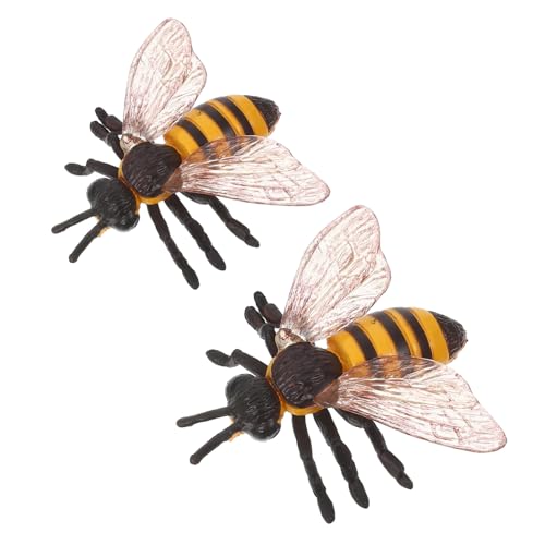 HONITANO 2 Stück Realistische Honigbienen Figuren Detailgetreues Insektenspielzeug für Lernprojekte Bastelarbeiten und Klassenzimmer Belohnungsspielzeug HONITANO 2 Stück Realistische Honigbienen Figuren Detailgetreues Insektenspielzeug für Lernprojekte Bastelarbeiten und Klassenzimmer Belohnungsspielzeug von HONITANO