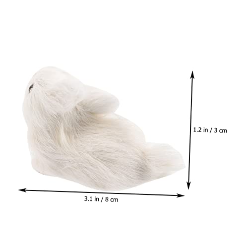 HONITANO 2 Stück Realistische Plüsch Hasenfiguren Kuschelige Langlebige Fake Rabbit Modelle Weiches Fell Detailreiche Gesichtszüge Dekorative Tierfiguren für Kinderzimmer und Schreibtisch HONITANO 2 Stück Realistische Plüsch Hasenfiguren Kuschelige Langlebige Fake Rabbit Modelle Weiches Fell Detailreiche Gesichtszüge Dekorative Tierfiguren für Kinderzimmer und Schreibtisch von HONITANO