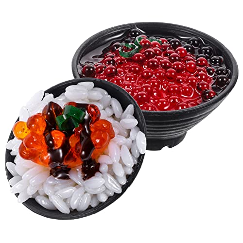 HONITANO 2 Stück Realistisches Fake Sushi Lebensmittelmodell für Rollenspiele Dekoratives Spielzeug für Kinder Küche Fotorequisiten HONITANO 2 Stück Realistisches Fake Sushi Lebensmittelmodell für Rollenspiele Dekoratives Spielzeug für Kinder Küche Fotorequisiten von HONITANO