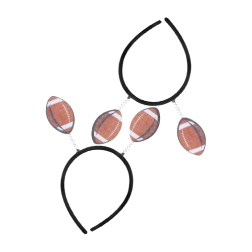 HONITANO 2 Stück Rugby-stirnband Kopfschmuck Fußballstirnband Neuheits-stirnband American-football-party-dekorationen Neuartige Stirnbänder American-football-dekoration Flanell Brown HONITANO 2 Stück Rugby-stirnband Kopfschmuck Fußballstirnband Neuheits-stirnband American-football-party-dekorationen Neuartige Stirnbänder American-football-dekoration Flanell Brown von HONITANO