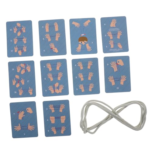 HONITANO 2 Stück Schnur Kreuz Geflochtenes Seil Katzenwiege Seil Für Katzenwiege Spiel Kinderseil Fingerspiel Hanfseil Beige HONITANO 2 Stück Schnur Kreuz Geflochtenes Seil Katzenwiege Seil Für Katzenwiege Spiel Kinderseil Fingerspiel Hanfseil Beige von HONITANO