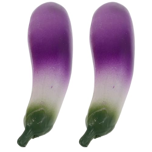 HONITANO 2 Stück Simuliertes Gemüsemodell künstliches gemüse simuliertes Gemüsedekor gefälschtes Auberginenmodell Gemüsestütze künstliche Auberginen Desktop-Ornament Heimdekoration Plastik HONITANO 2 Stück Simuliertes Gemüsemodell künstliches gemüse simuliertes Gemüsedekor gefälschtes Auberginenmodell Gemüsestütze künstliche Auberginen Desktop-Ornament Heimdekoration Plastik von HONITANO