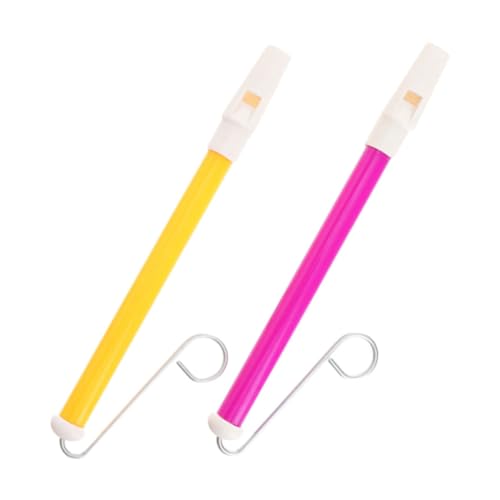 HONITANO 2 Stück Slide Whistles Zubehör Robuste Glatte Schiebepfeifen in Violett und Gelb Leichte Tragbare Musikinstrumente für Jungen und Mädchen Üben HONITANO 2 Stück Slide Whistles Zubehör Robuste Glatte Schiebepfeifen in Violett und Gelb Leichte Tragbare Musikinstrumente für Jungen und Mädchen Üben von HONITANO