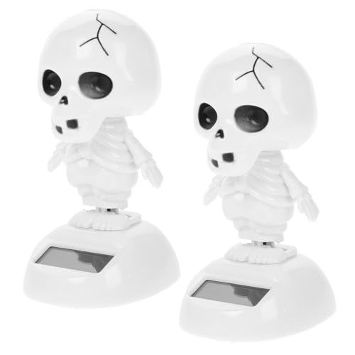HONITANO 2 Stück Solarbetriebenes Halloween Auto Deko Teilig mit Tanzenden Skeletten Detailreiche Kopfbewegung Geeignet für Armaturenbrett Büro Wohnzimmer und Partydekoration HONITANO 2 Stück Solarbetriebenes Halloween Auto Deko Teilig mit Tanzenden Skeletten Detailreiche Kopfbewegung Geeignet für Armaturenbrett Büro Wohnzimmer und Partydekoration von HONITANO