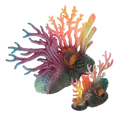 HONITANO 2 Stück Teiliges Aquarium Deko Korallen Realistische Künstliche Korallen für Fischzubehör Naturgetreue Unterwasserpflanzen Langlebige Aquarien Dekoration für Süß Meerwasser HONITANO 2 Stück Teiliges Aquarium Deko Korallen Realistische Künstliche Korallen für Fischzubehör Naturgetreue Unterwasserpflanzen Langlebige Aquarien Dekoration für Süß Meerwasser von HONITANO