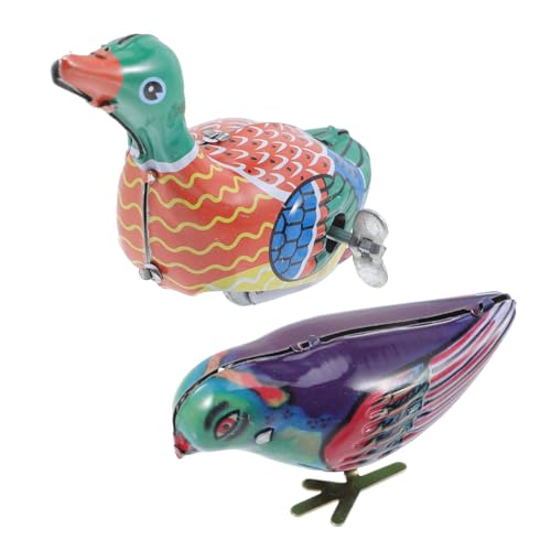 HONITANO 2 Stück Teiliges Aufziehbares Metallspielzeug Magpie und Ente Lustige Figuren für Sichere Oberfläche Fördert Hand Auge Koordination Dekoratives für Zuhause HONITANO 2 Stück Teiliges Aufziehbares Metallspielzeug Magpie und Ente Lustige Figuren für Sichere Oberfläche Fördert Hand Auge Koordination Dekoratives für Zuhause von HONITANO