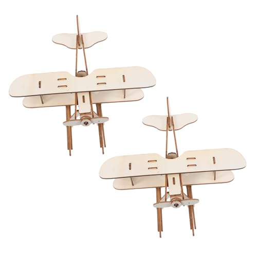 HONITANO 2 Stück Teiliges DIY Holzflugzeug Modellbauset Bemalbares Segelflugzeug aus Holz Kreatives Bastelspielzeug für Künstlerischer Fähigkeiten und Hand Auge koordination Leicht und HONITANO 2 Stück Teiliges DIY Holzflugzeug Modellbauset Bemalbares Segelflugzeug aus Holz Kreatives Bastelspielzeug für Künstlerischer Fähigkeiten und Hand Auge koordination Leicht und von HONITANO