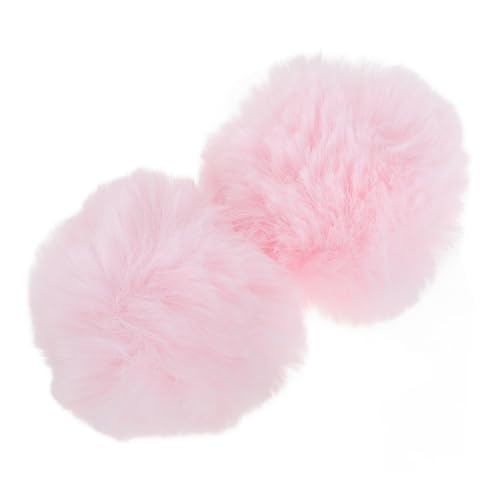 HONITANO 2 Stück Teiliges Flauschiges Kaninchenschwanz Kostümzubehör Rosa Abnehmbare Pompons für Cosplay Halloween Party Geeignet für Frauen HONITANO 2 Stück Teiliges Flauschiges Kaninchenschwanz Kostümzubehör Rosa Abnehmbare Pompons für Cosplay Halloween Party Geeignet für Frauen von HONITANO